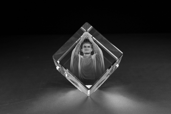 Crystal Cut Corner Cube - Large Size