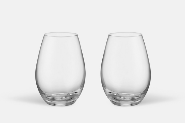 More Stemless Set of 2 Glass