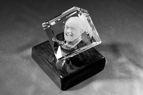 Crystal Cut Corner Cube - Small Size
